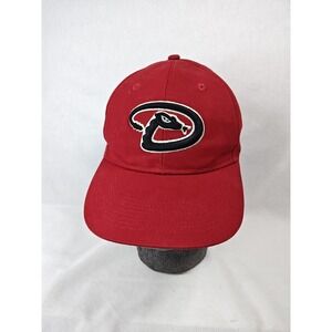 Arizona Diamondbacks MLB Baseball Hat Cap OC Sports Adult Red Black logo snake